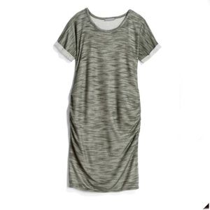 Jillyen Roll Cuff Maternity Knit Dress